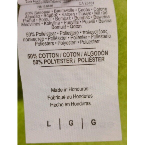 Women's Green LS Sweatshirt Sz L "Never Let Anyone Dull Your Sparkle" Graphics - Picture 8 of 8